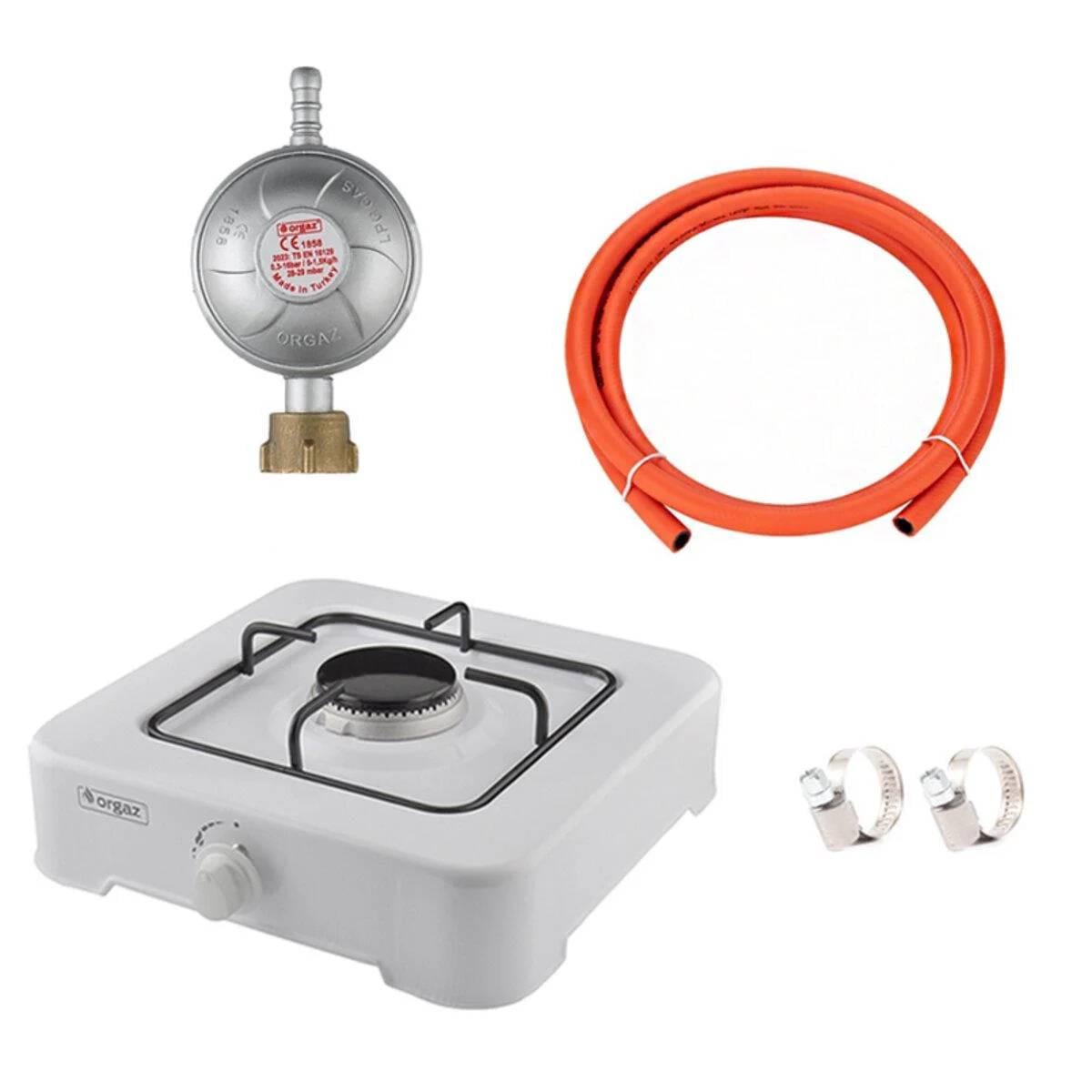Набор газовый редуктор/шланг/ плита (OR-101) Набор газовый редуктор/шланг/ плита (OR-101)