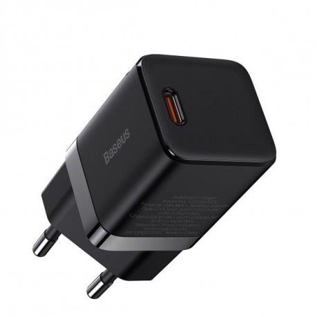 Зарядний пристрій BASEUS GAN3 Fast Charger 1C 30W EU Black (CCGN010101)