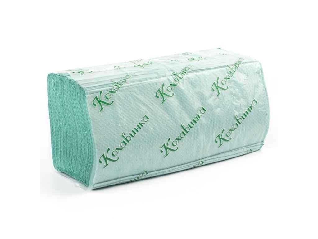 Полотенца бумажные Кохавинка Z-типа 200 шт. 22x23 см Зеленый (978222)