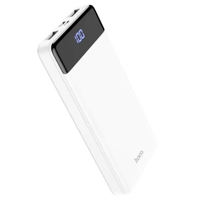 Повербанк Power Bank Hoco Cool plug J84 10000 mAh 2 USB Type-C 2 A White (019273)