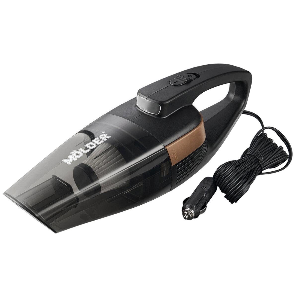Пылесос автомобильный Molder от прикуривателя с LED фонарем 110 Вт/12 В/3.2кПа Черный - фото 4 Пылесос автомобильный Molder от прикуривателя с LED фонарем 110 Вт/12 В/3.2кПа Черный - фото 4
