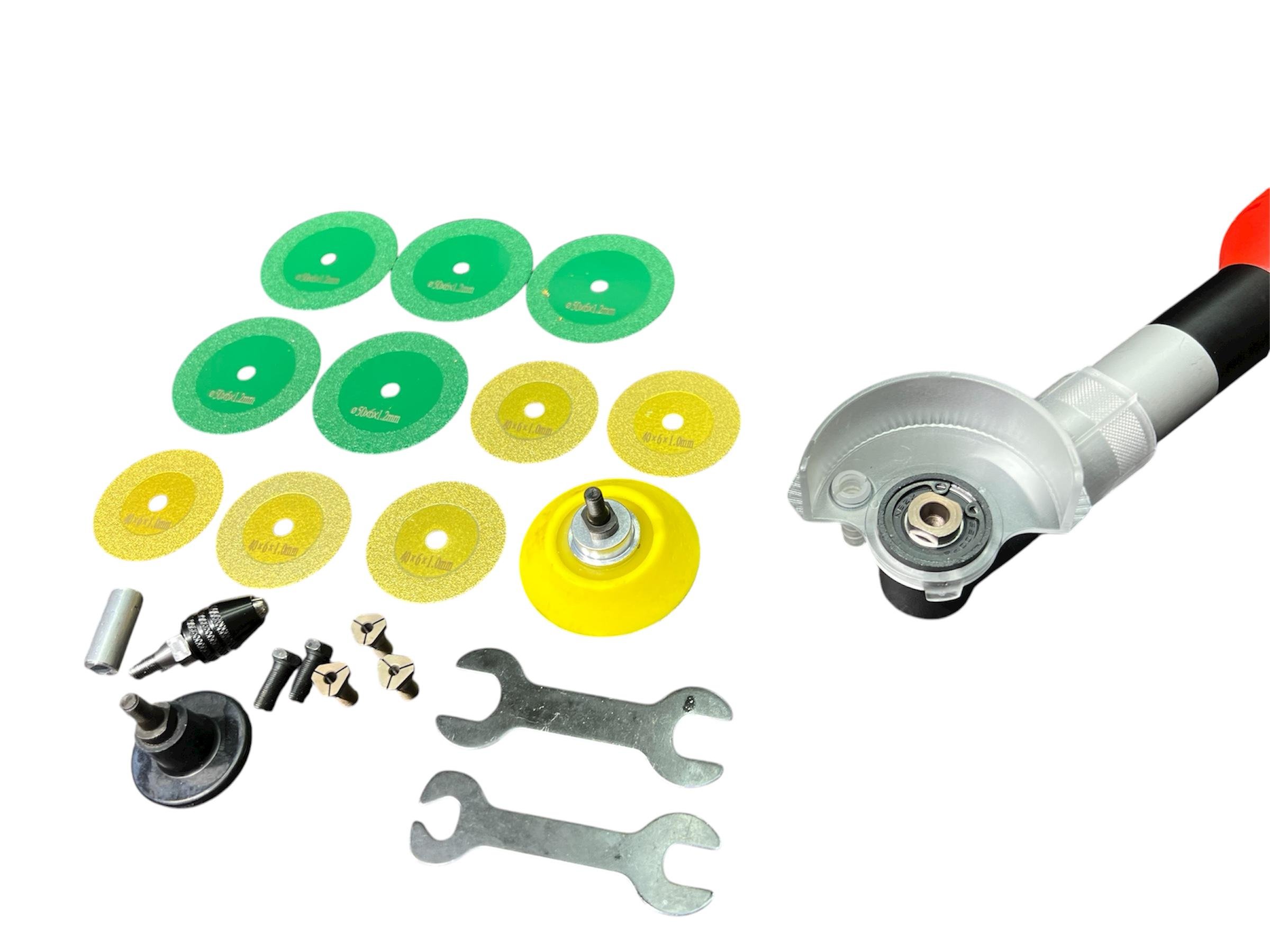 Гравер для плитки LANION G360Li 360 Вт 15000 об/хв у кейсі з адаптером для води - фото 6