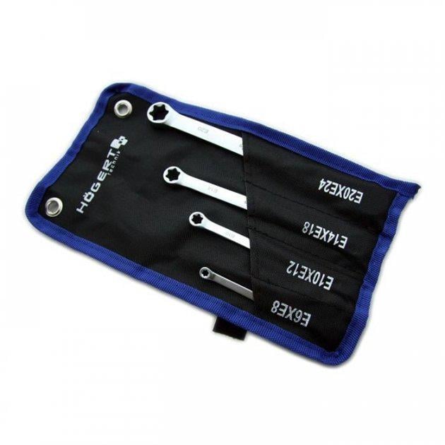 Ключи гаечные HT1W590 E6-E24 набор 4 шт.