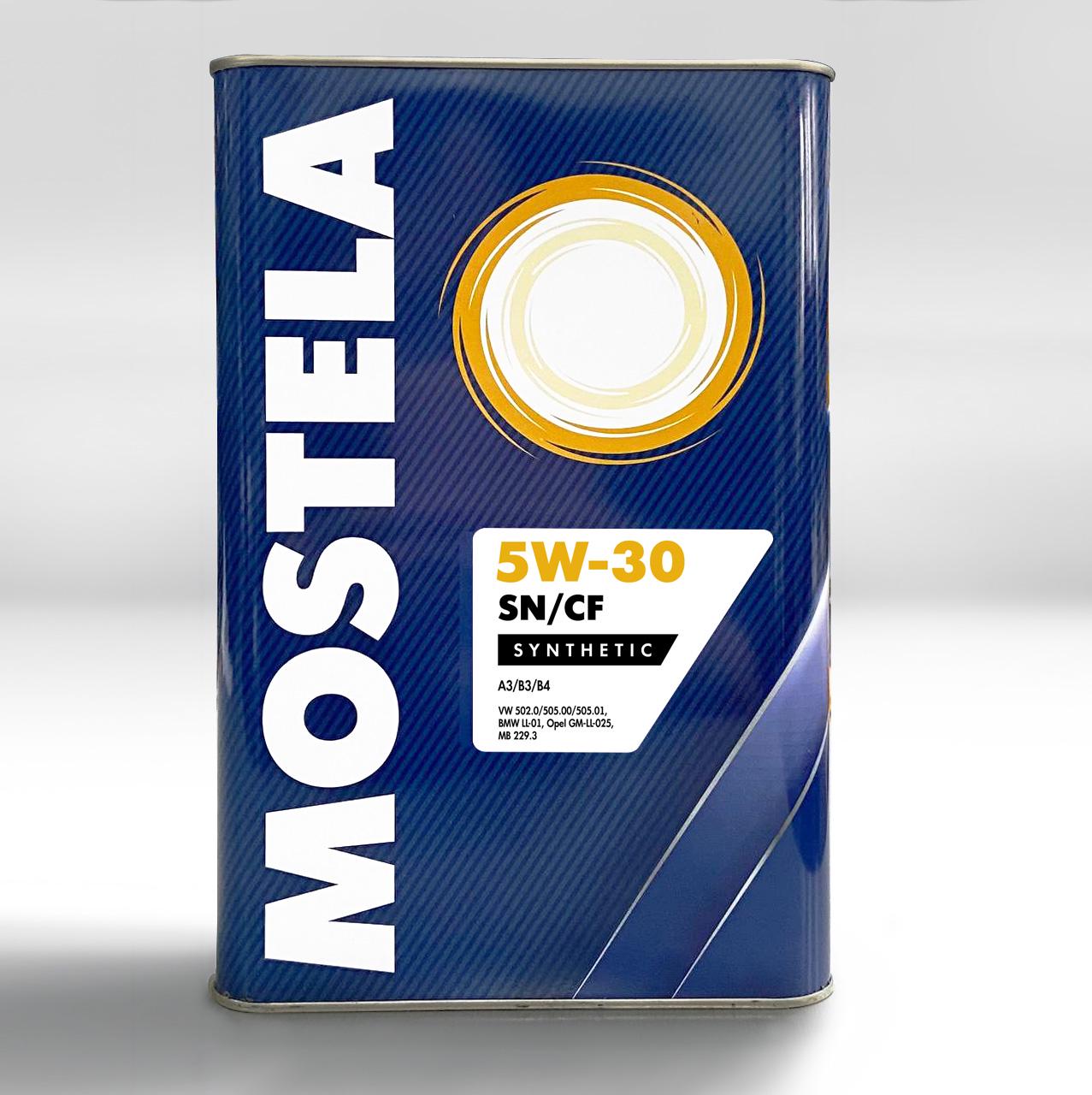 Моторное масло Mostela Synthetic 5W-30 (056)