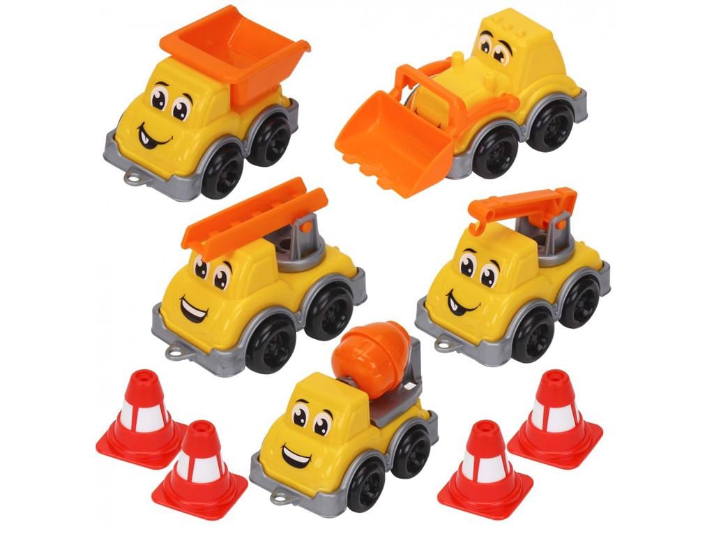 Набір будівельних машинок ТехноК 7693 Транспорт міні (7158)