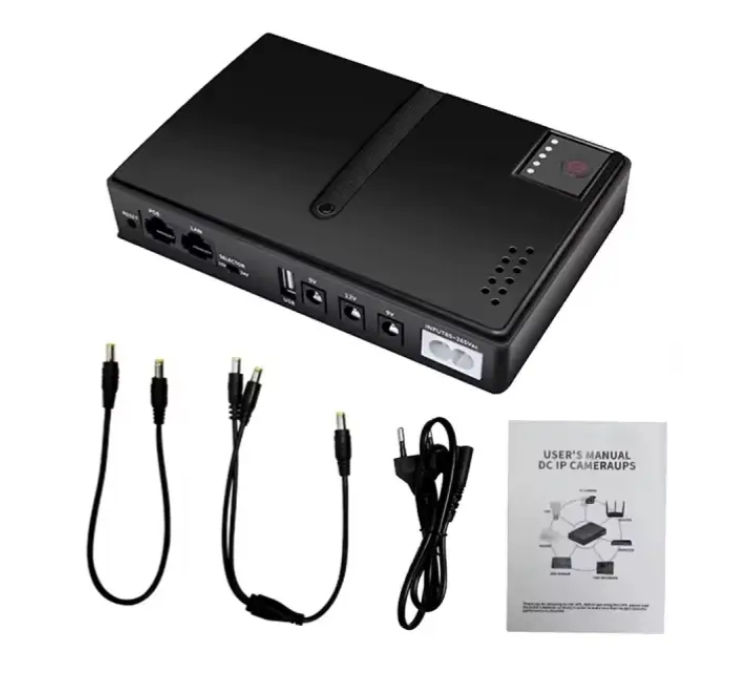 Источник бесперебойного питания Mini UPS DC1018L 4xLG 18650 3200 mAh 5V/9V/12V 12800 mAh (32066630)