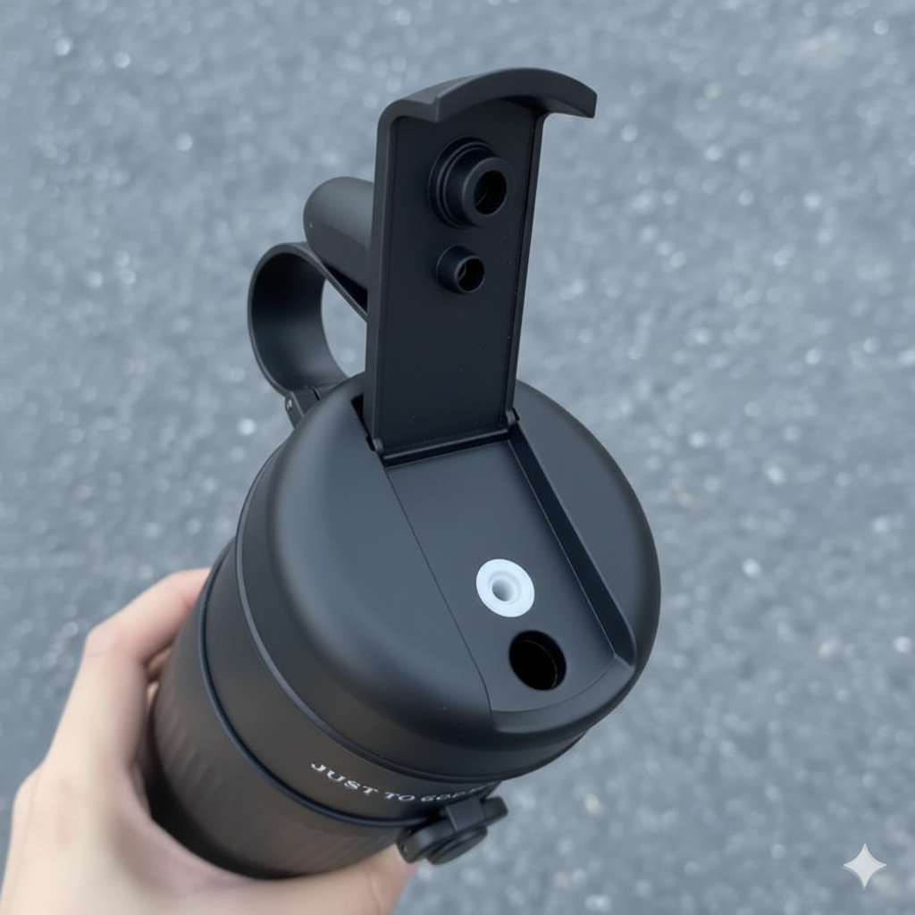 Термокухоль DIFFERENT JUST TO BE з соломинкою та чайним інфузором антиковзна Без BPA 650 мл Чорний (2802867124) - фото 5 Термокухоль DIFFERENT JUST TO BE з соломинкою та чайним інфузором антиковзна Без BPA 650 мл Чорний (2802867124) - фото 5