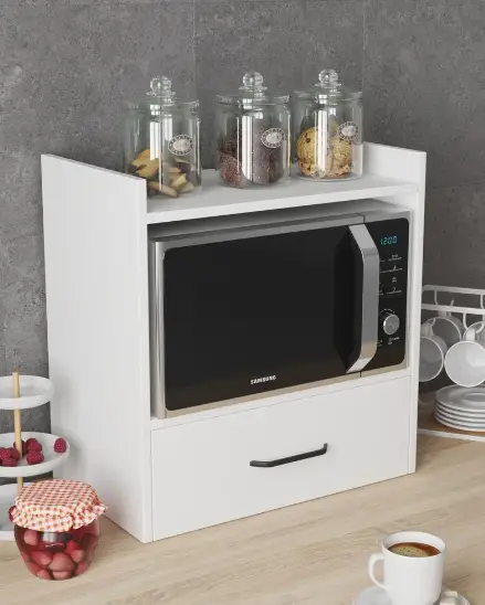 Полиця для мікрохвильової печі Білий (Мікро-4-1) - фото 3