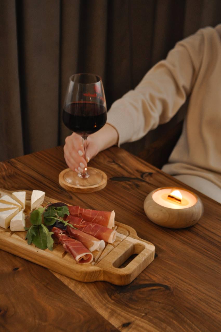 Доска деревянная с ручками для подачи блюд (9674728) - фото 3