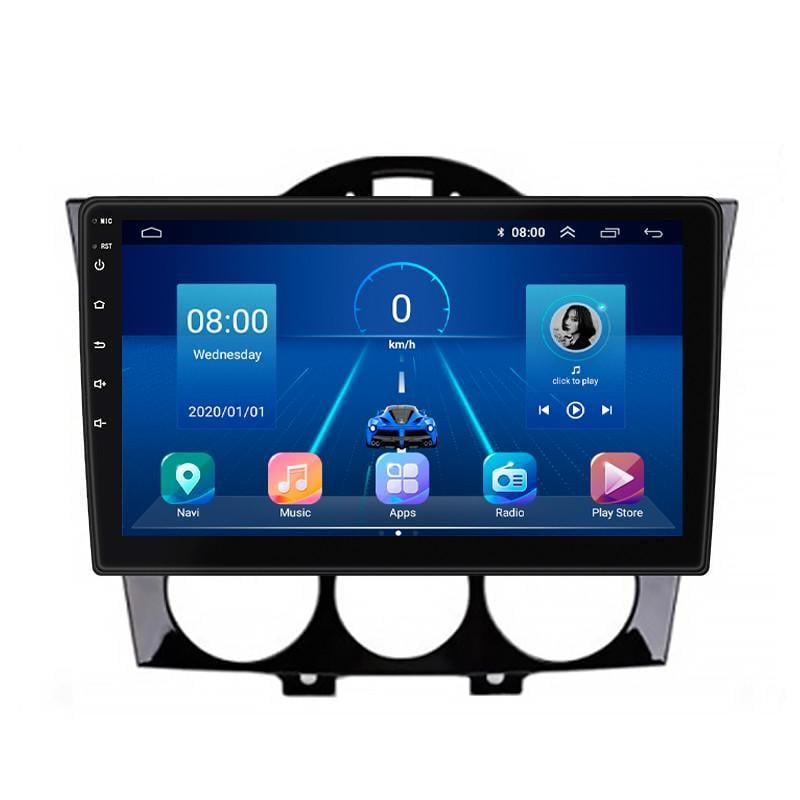 Автомагнітола штатна Lesko для Mazda RX-8 I 2003-2008 9" 6/128Gb 4G Wi-Fi GPS Top MOB