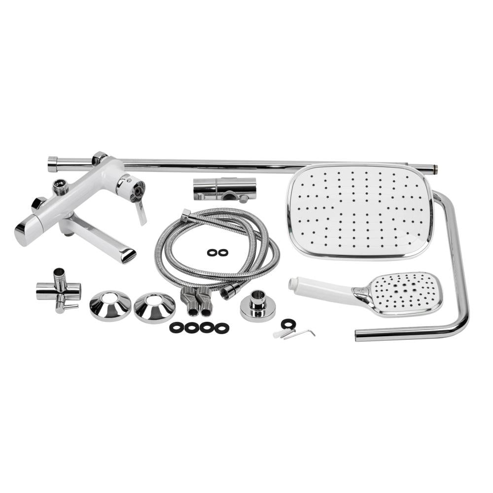 Душові гарнітури Qtap Grand Білий/кран для раковини Grand 001F Білий - фото 9 Душові гарнітури Qtap Grand Білий/кран для раковини Grand 001F Білий - фото 9