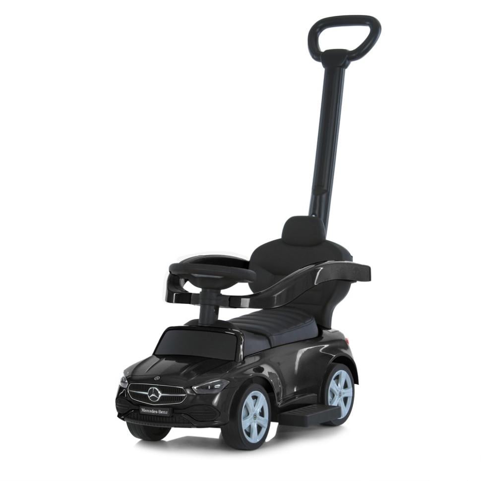 Толокар детские Bambi с родительской ручкой и звуковыми эффектами 71 см Черный (DK-170-K-198)