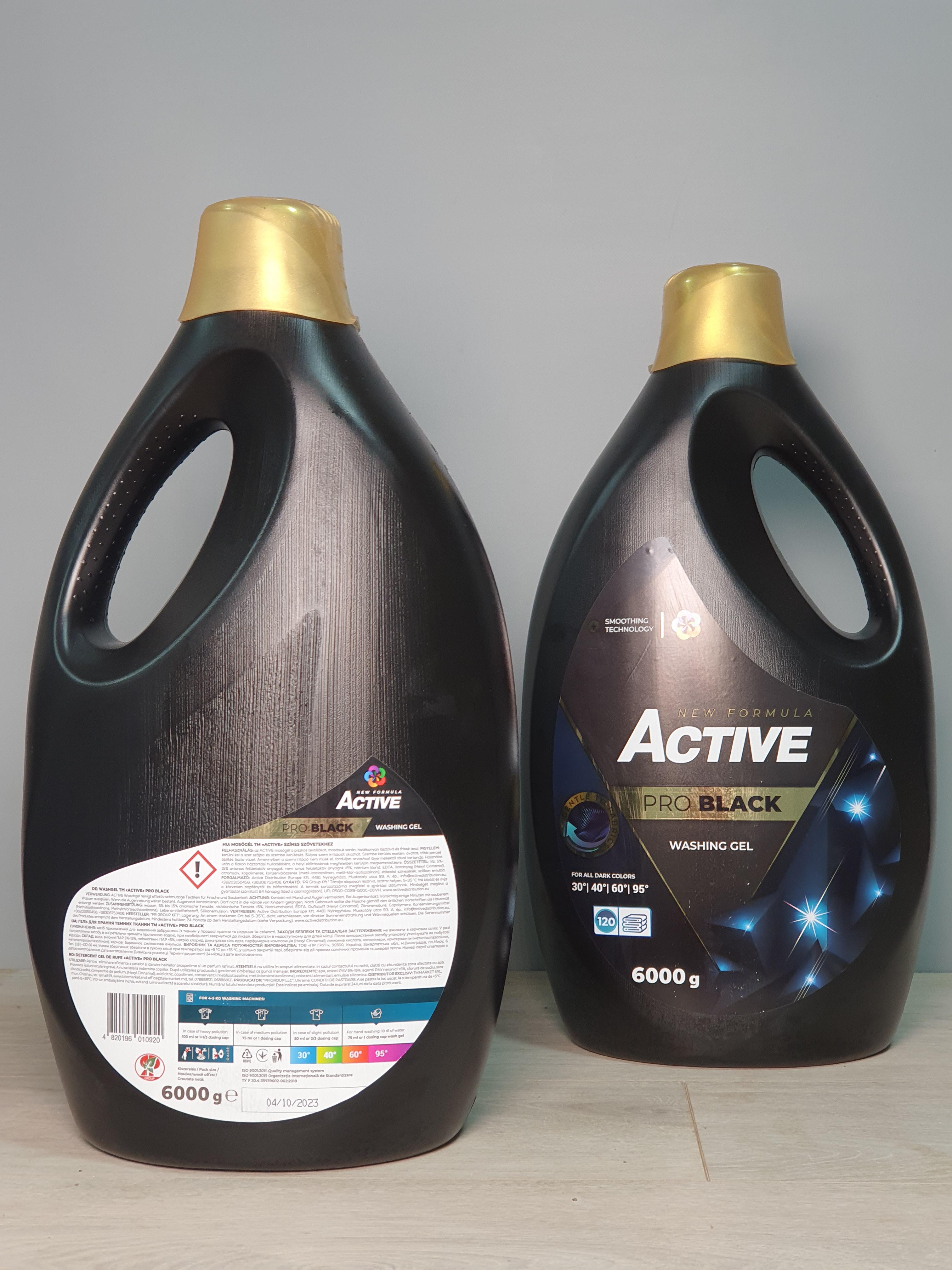 Гель для стирки Active Pro Black 6 л 120 стирок (13461385) - фото 2