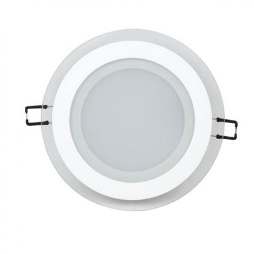 LED-светильник встроенный круглый 12W 4200K 744 Lm 165-260V d 160 мм Белый (CLARA-12/27551803)
