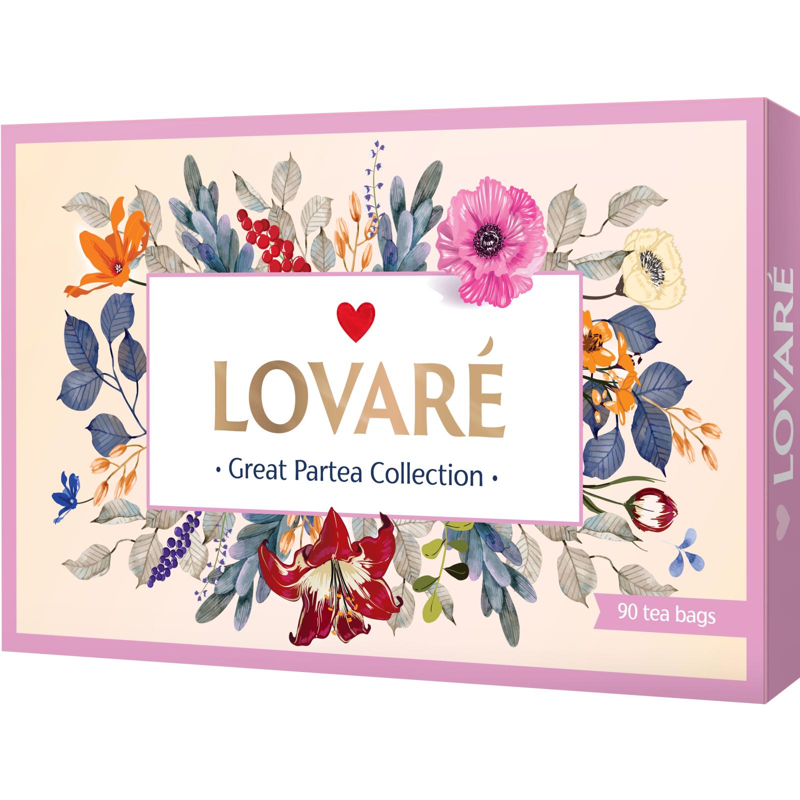 Коллекция чая Lovare Great Partea Collection Ассорти 18 видов по 5 шт.