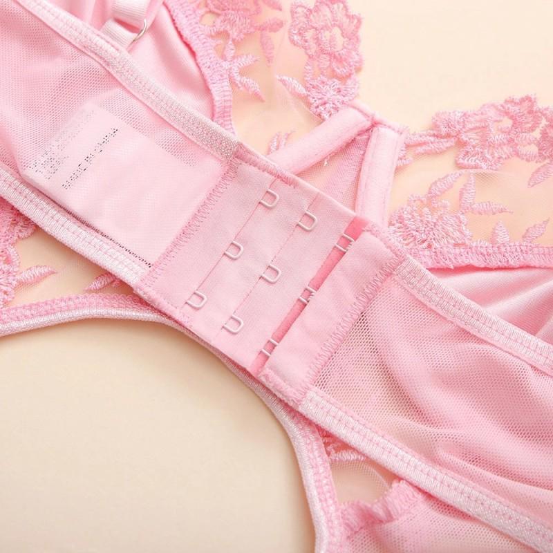 Комплект-комбінація з резинками M Рожевий (683658965726) - фото 8 Комплект-комбінація з резинками M Рожевий (683658965726) - фото 8