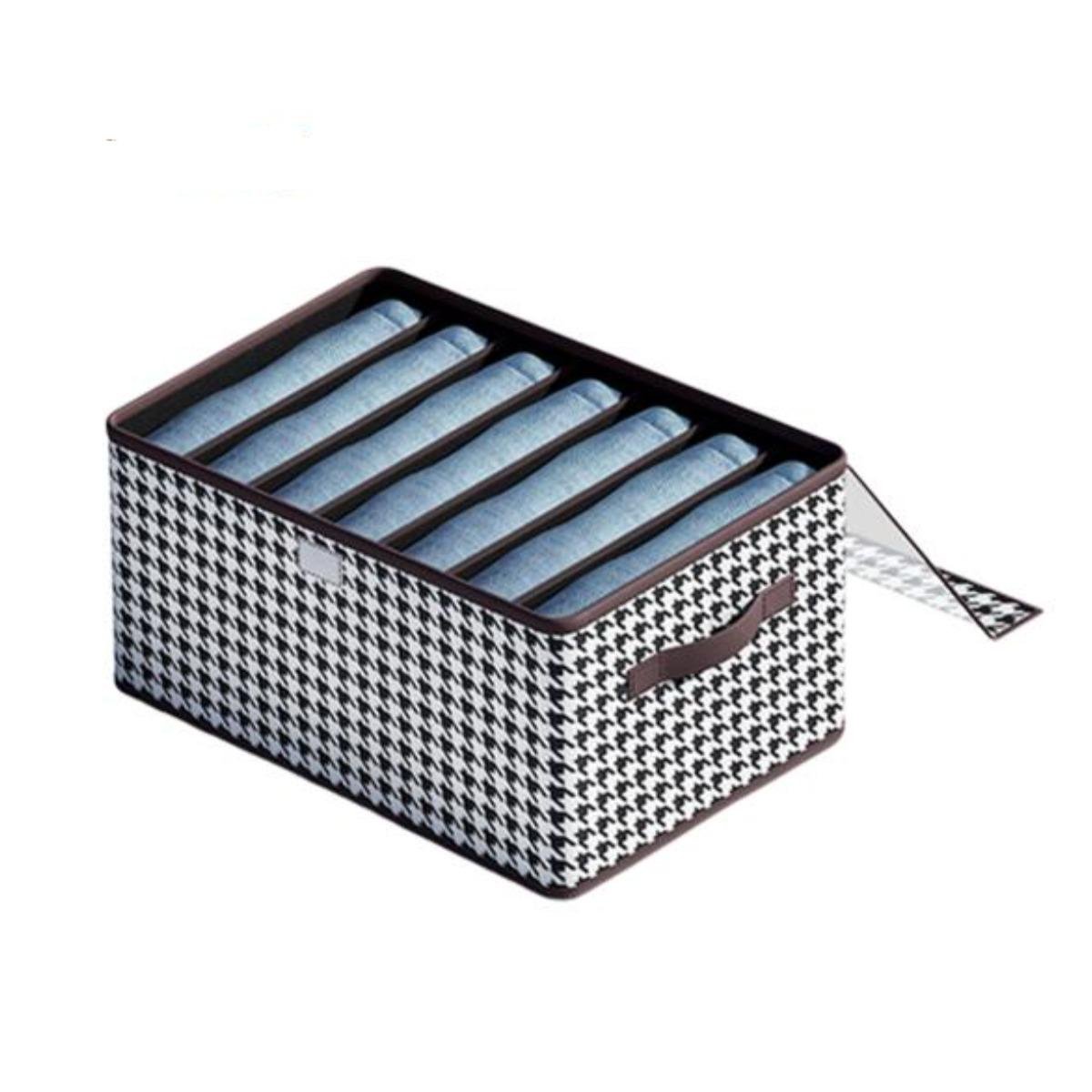 Коробка-органайзер для зберігання білизни Stenson 7 відділень 44х30х20 см (4430207WCJ)