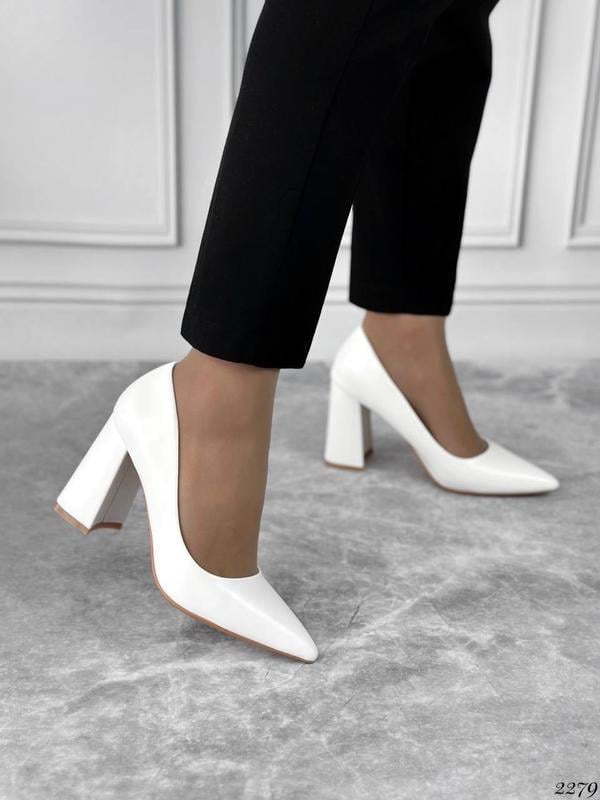 Туфлі жіночі на каблуку весільні Панда р. 38 24 см Білий (2279-38) - фото 9 Туфлі жіночі на каблуку весільні Панда р. 38 24 см Білий (2279-38) - фото 9