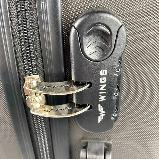 Валіза пластикова Wings 167 велика Темно-сірий (8326713) - фото 8 Валіза пластикова Wings 167 велика Темно-сірий (8326713) - фото 8