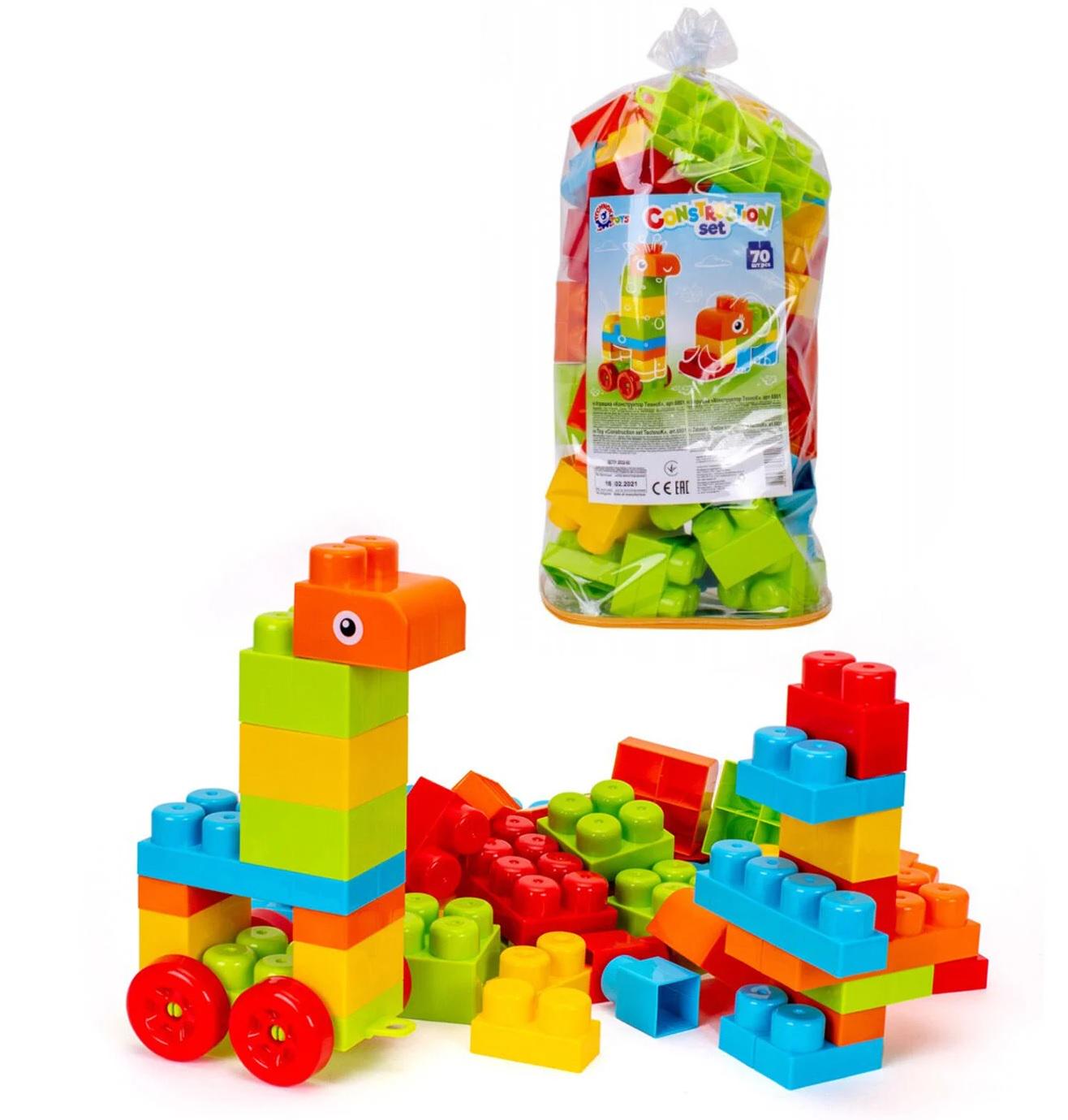 Конструктор Technok Toys 70 деталей Multicolor (101432) - фото 2