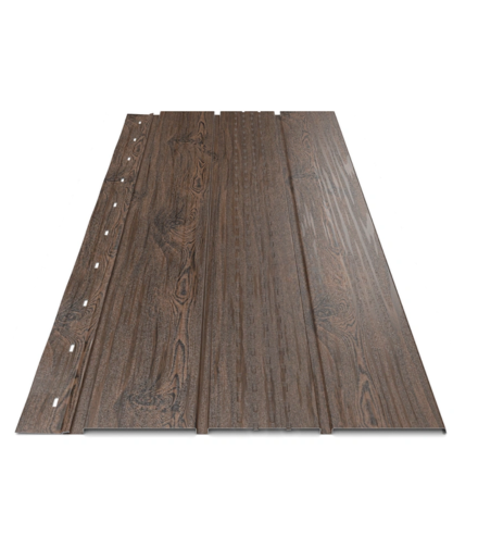 Софіт для даху перфорований металевий Темний дуб  (29653703)