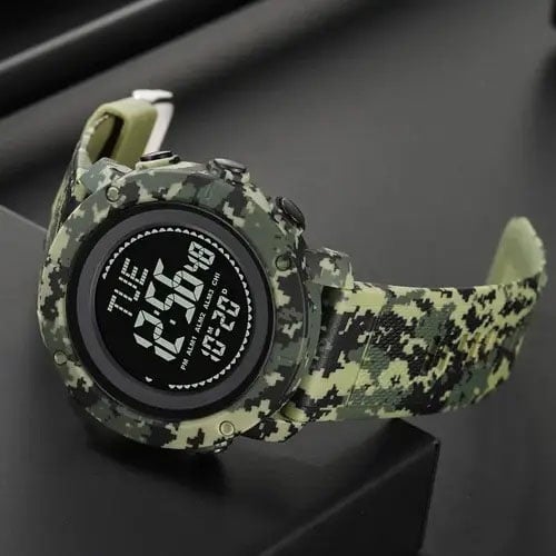 Годинник наручний чоловічий Skmei 2095CMGN Green Camo (tf4801) - фото 6