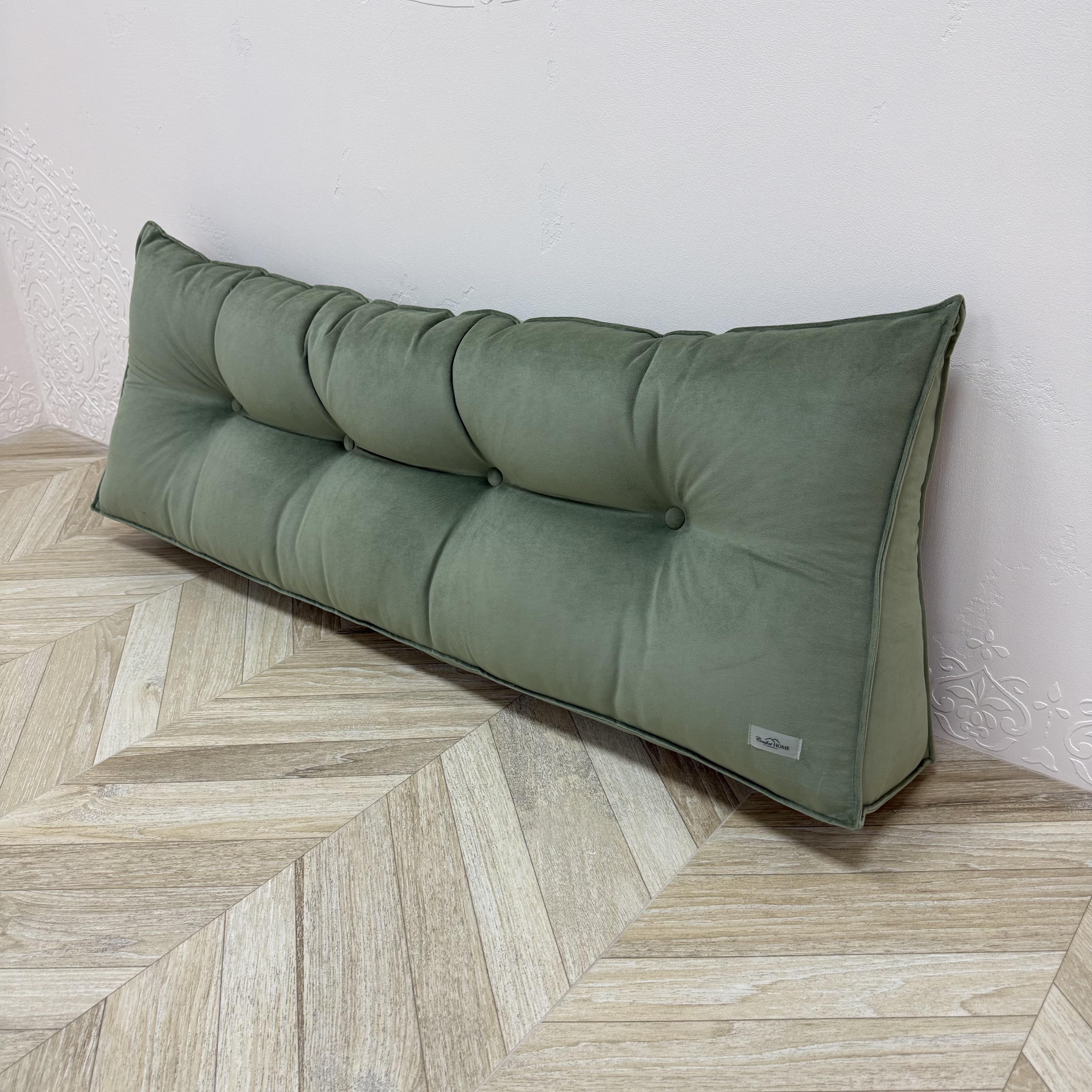 Подушка-изголовье Comfort Home велюровая 150х45 см