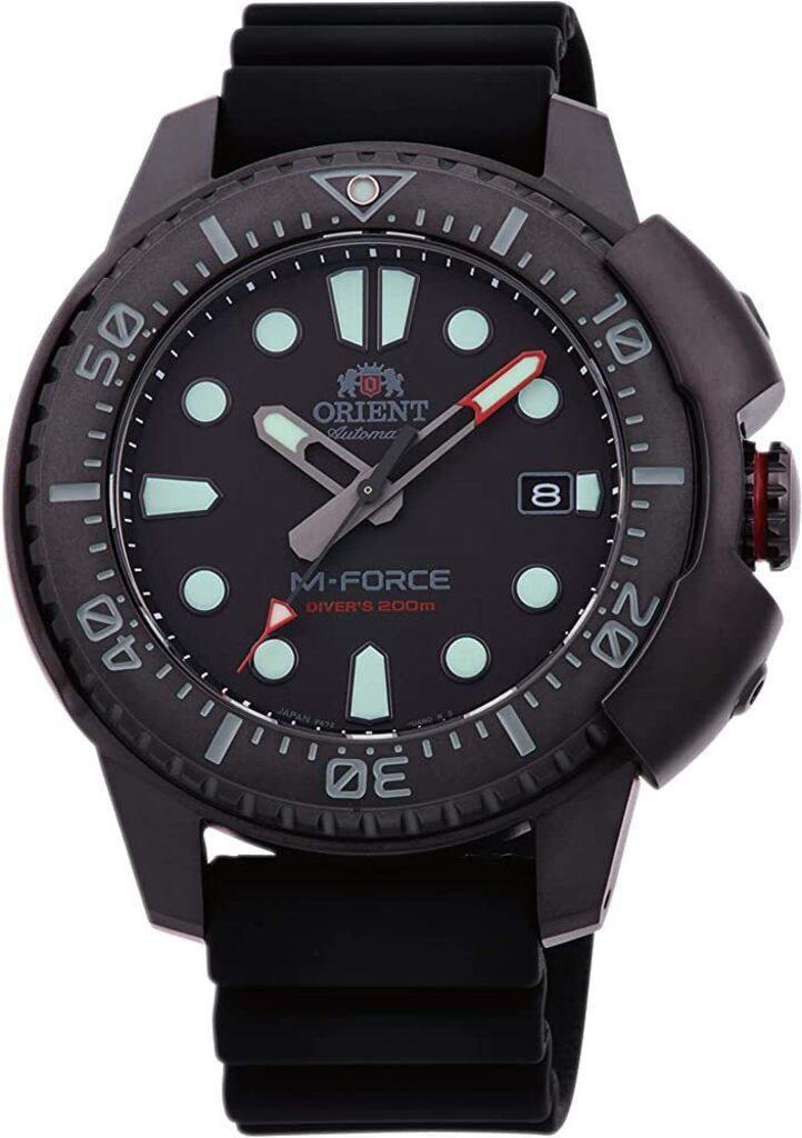 Наручные часы мужские Orient M-Force AC0L RA-AC0L03B00B со стальным корпусом/сапфировым стеклом WR 200 м Черный (3124939555)