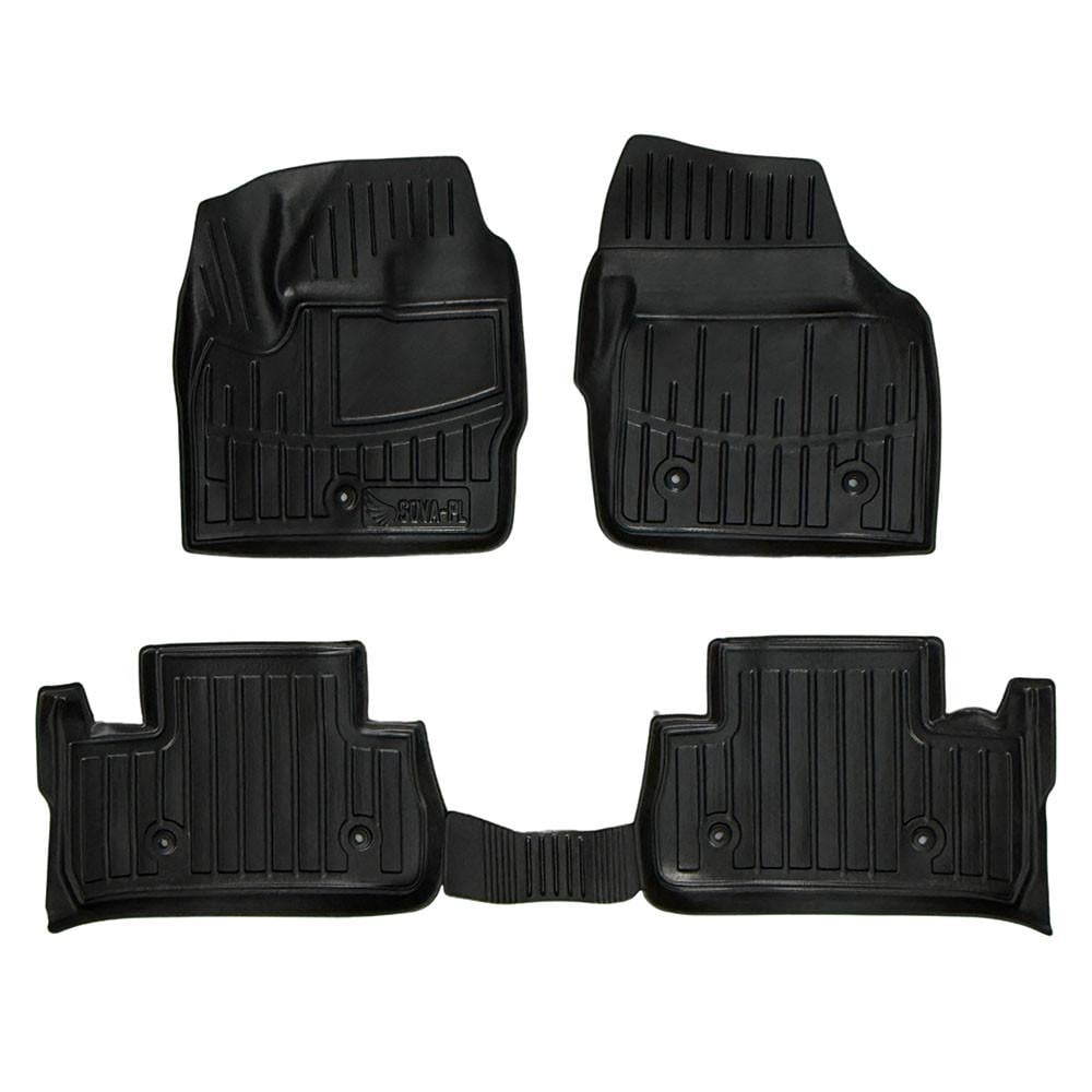 Коврики в салон SOVA-PL для Land Rover Freelander L359 2006-2014 резиновые 4 шт. Черный (28800715)