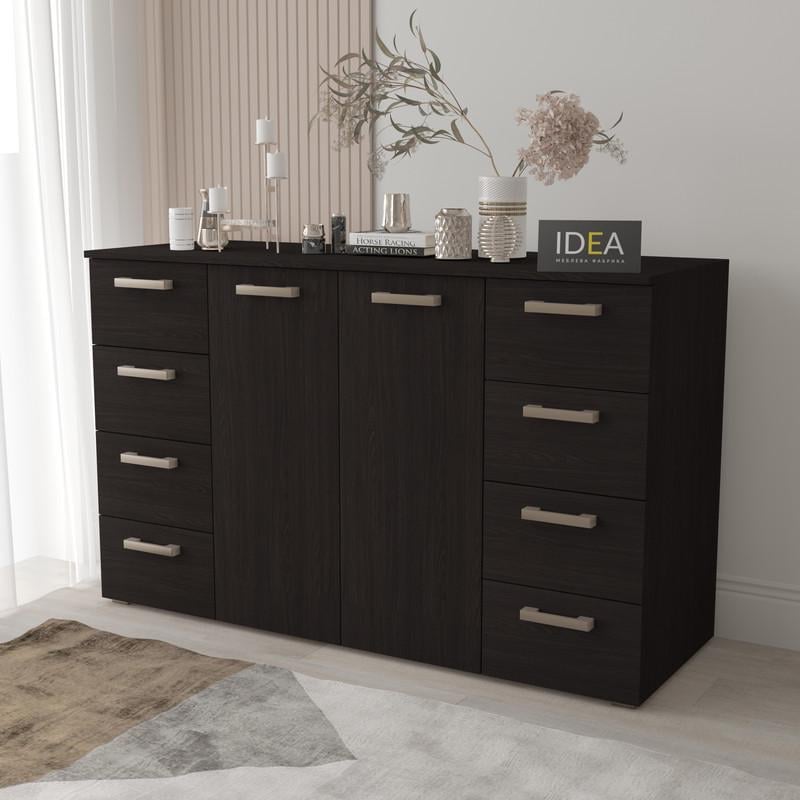 Комод Idea ТКБ-379.1 на 8 шухляд з дверима Венге темний (26718341)