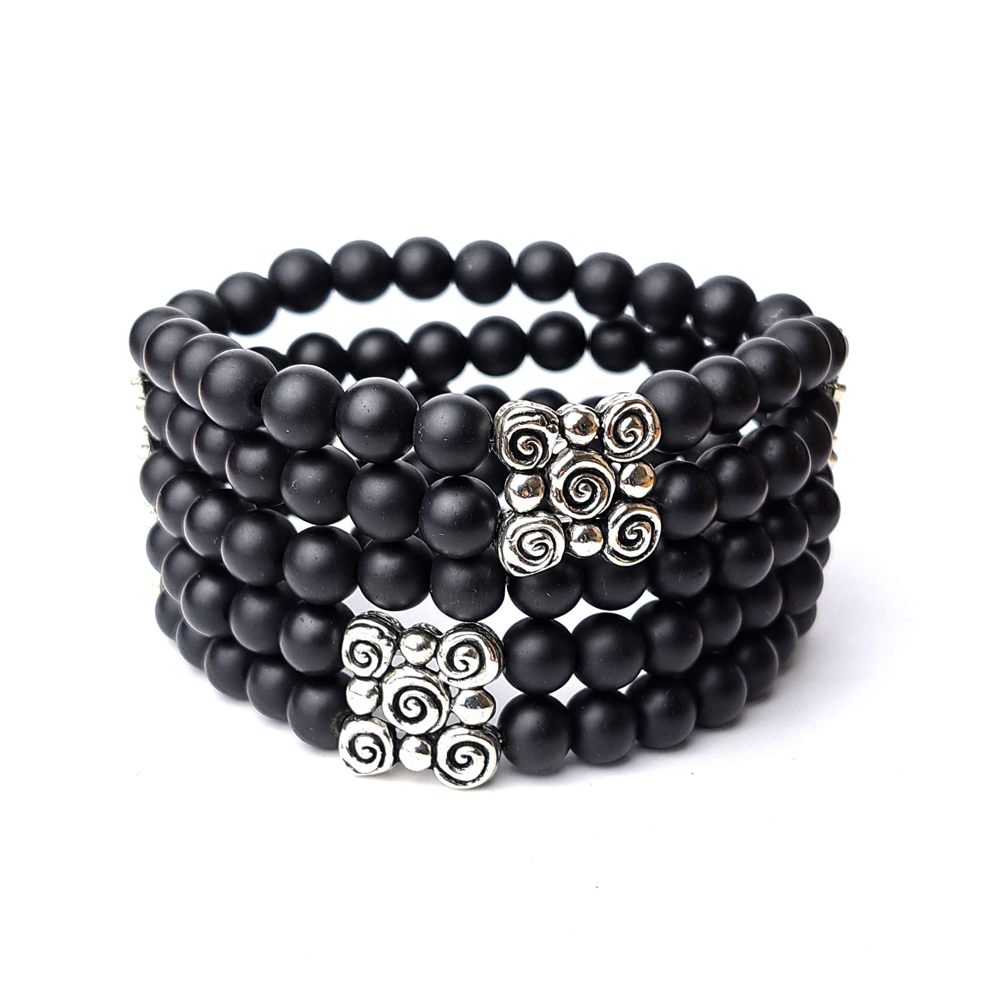 Браслет DARSANA Византия из натурального камня шунгит (DRSU001323)