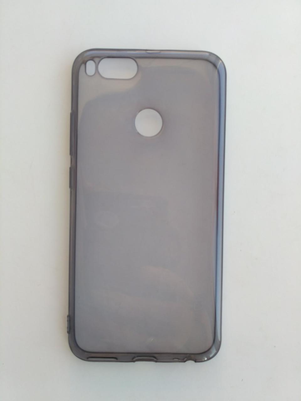 Силиконовый чехол Mofi Xiaomi Mi 5x/Mi A1 Прозрачный/Черный 1239P