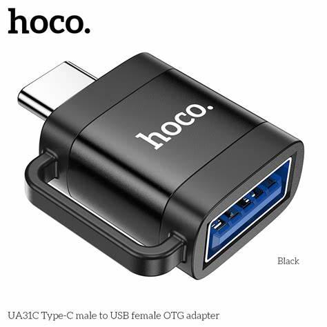 Перехідник OTG Hoco UA31C Type-C male/USB female (21073860) - фото 2