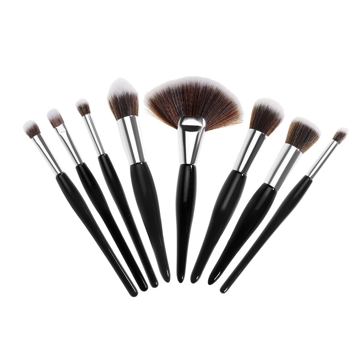 Набор кистей Wellamart для макияжа 8 штук Черный (56810001) Набор кистей Wellamart для макияжа 8 штук Черный (56810001)