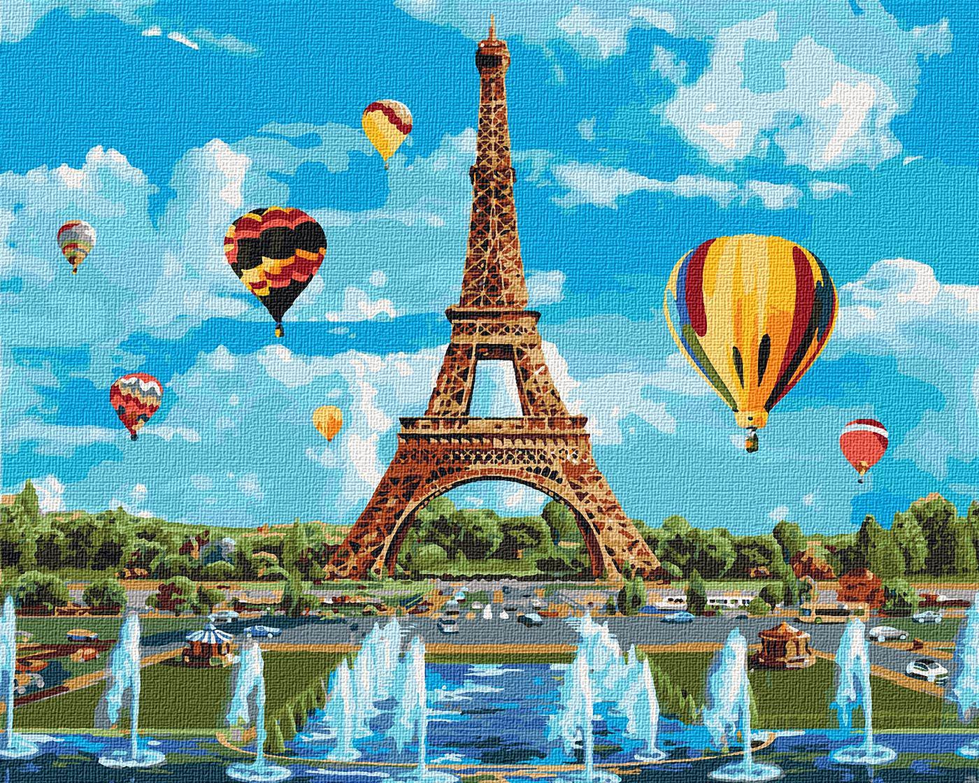 Картина по номерам Идейка Город любви 40x50 см (Id-KHO2179)