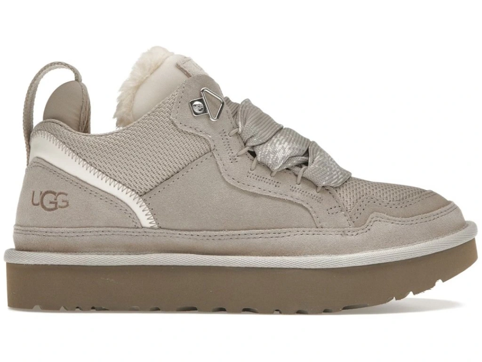 Кросівки зимові замшеві UGG Lowmel Sneaker Pum р. 39 Сірий (20186)