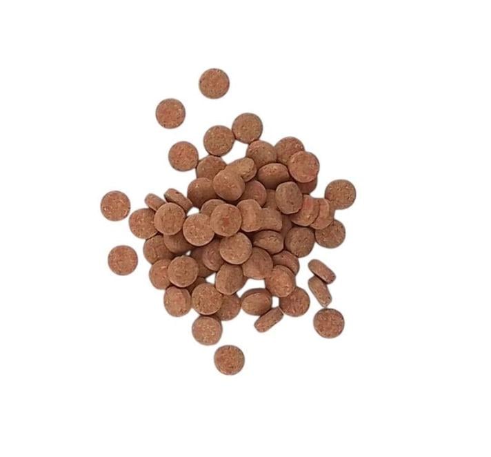 Корм AquariaLand Red Sticky Tabs таблетки липучки 10 мм для всіх акваріумних риб 1 кг (ATG-1000TRS)