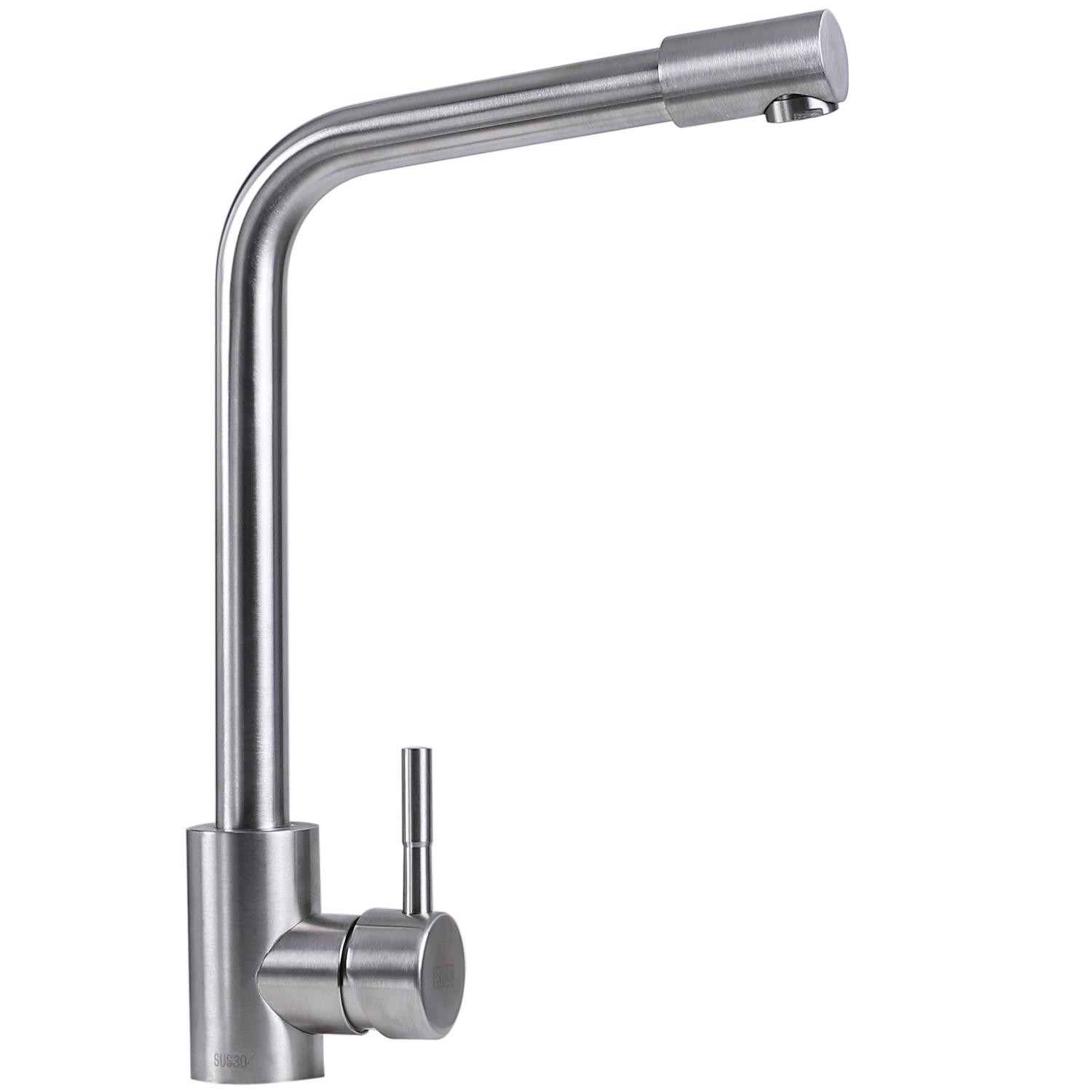 Смеситель для кухни Platinum KT 12 8604 PLS-A32608 однорычажный Сатин (151935)