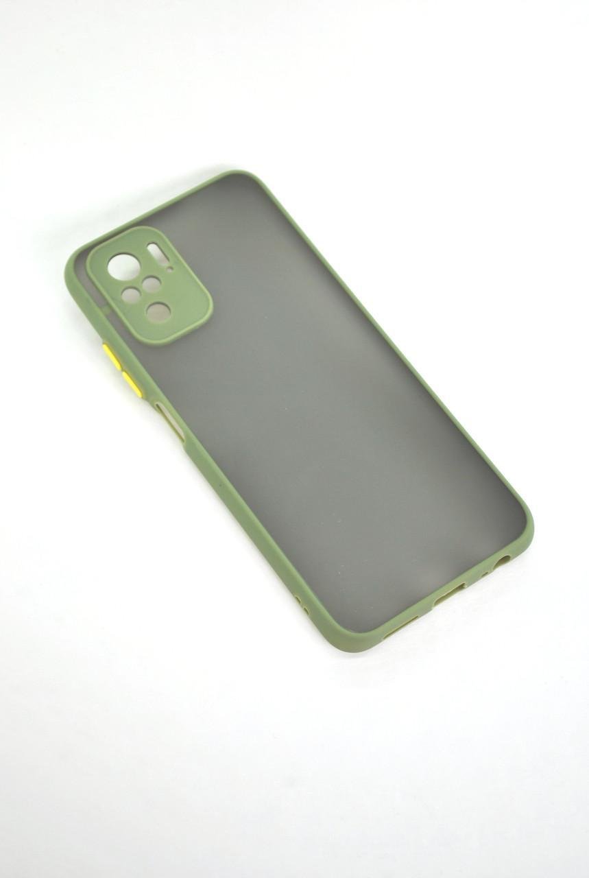 Чехол для телефона iPhone 12 /12Pro Silicone Gingle Matte Dark olive/yellow - фото 1