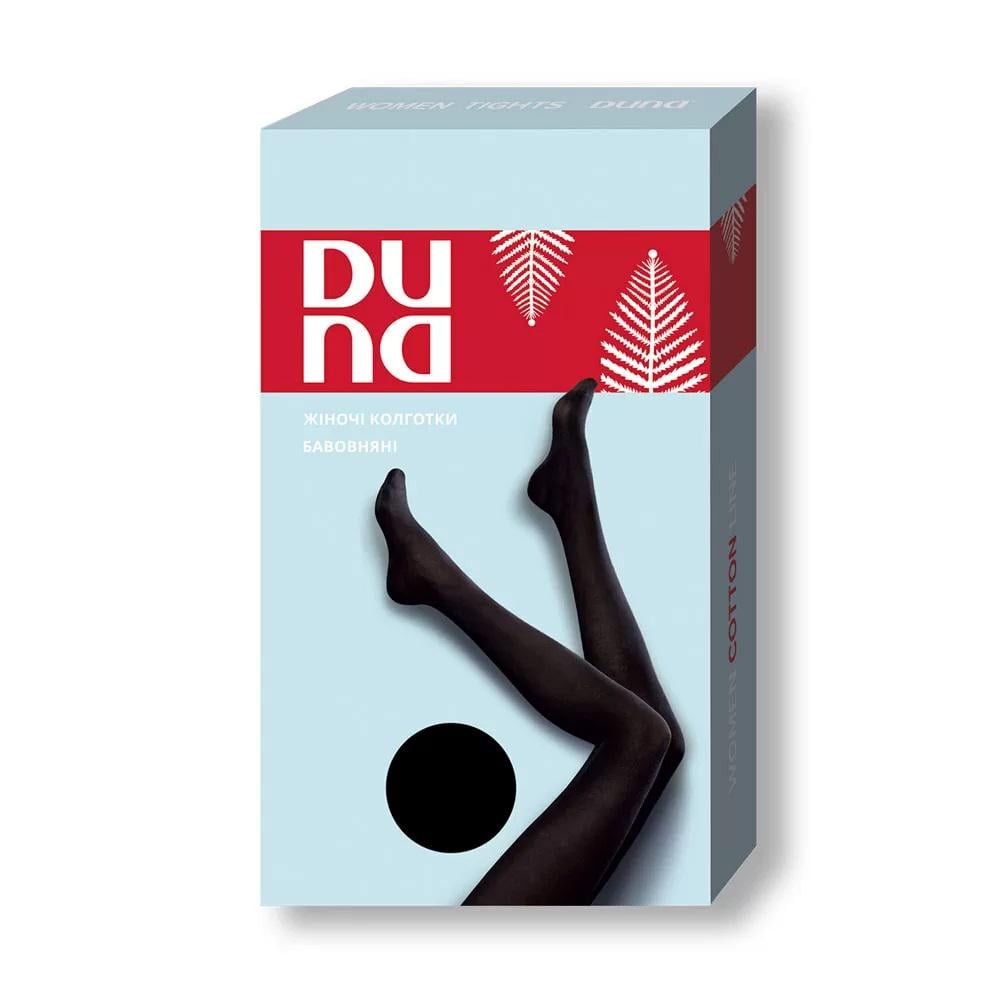 Колготки женские хлопковые Дюна 3910 5р.170 (120-124, 25-27) Черный