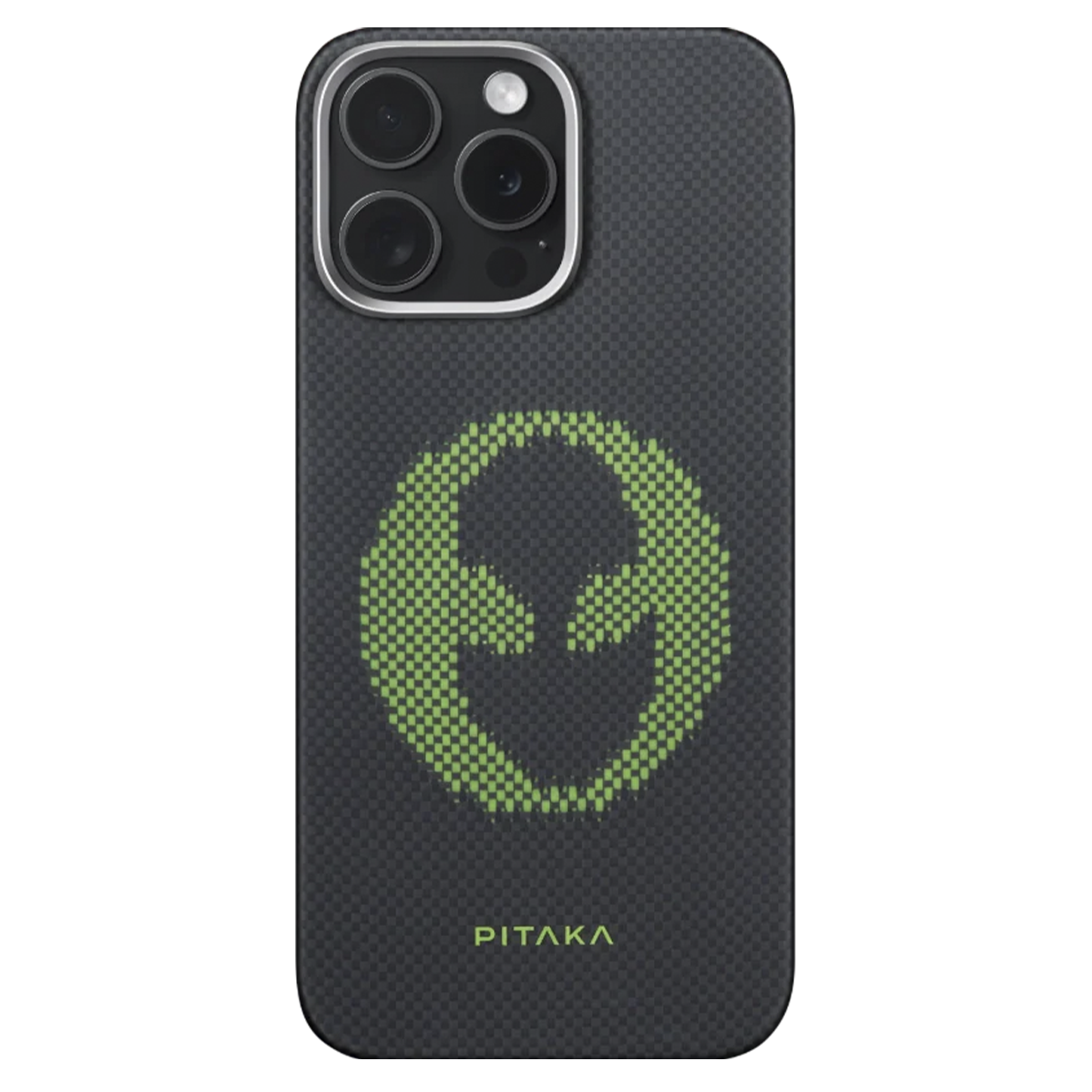 Чехол-накладка Pitaka Tactile Woven Case Aries Alien for iPhone 16 Pro (KI1601AL)
