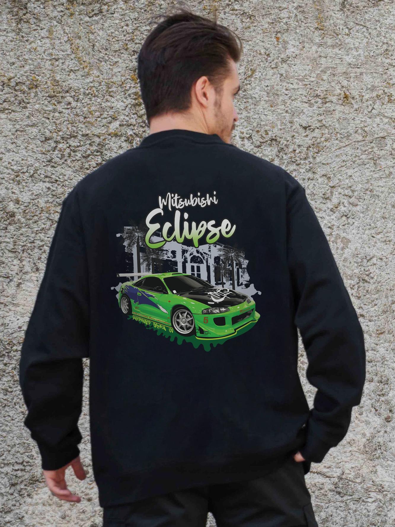 Свитшот оверсайз с принтом Without Eclips 2XL/3XL Black (2XL/3XL8055602)