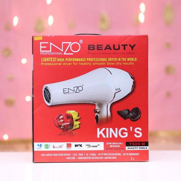 Фен для сушіння волосся Enzo EN-6101 7500 Вт - фото 4 Фен для сушіння волосся Enzo EN-6101 7500 Вт - фото 4