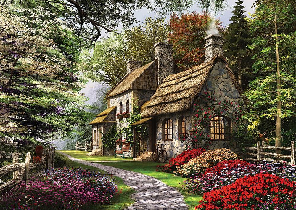 Алмазная мозаика Emerald Craft Усадьба с садом 30x40 см (22347)