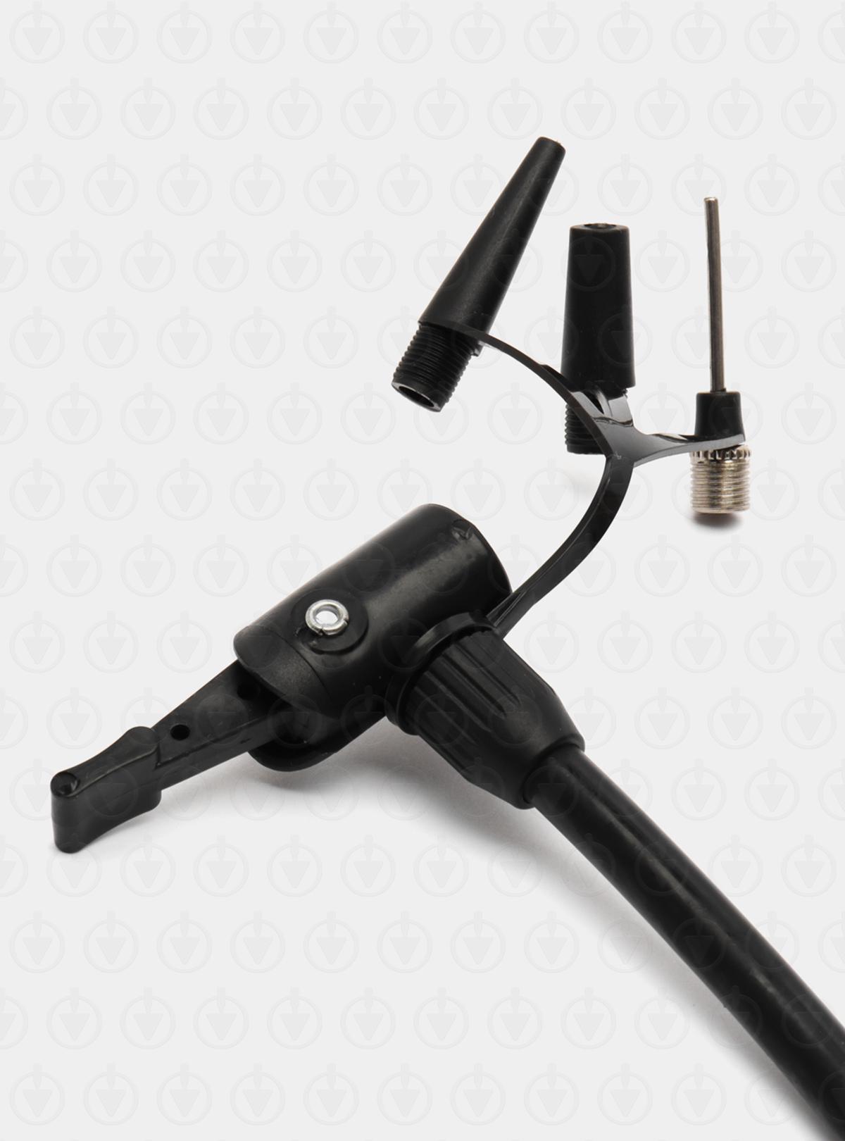 Міні насос для велосипеда ручний з насадками 80 PSI West Biking компактний портативний Чорний (73573) - фото 8 Міні насос для велосипеда ручний з насадками 80 PSI West Biking компактний портативний Чорний (73573) - фото 8