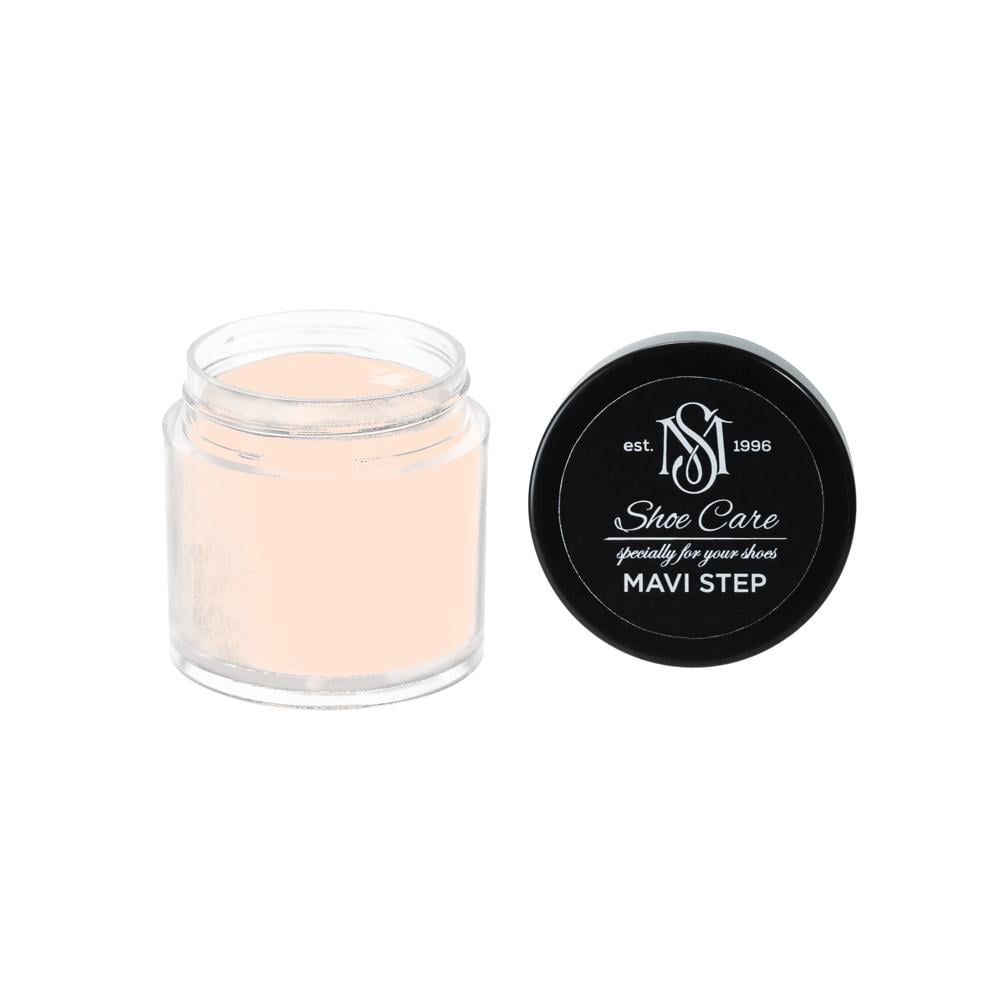 Крем для обуви из гладкой кожи MAVI STEP Custom 10 мл Глянцевый персиковый (0510-Y70R) - фото 1 Крем для обуви из гладкой кожи MAVI STEP Custom 10 мл Глянцевый персиковый (0510-Y70R) - фото 1
