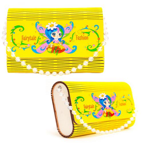 Сумочка Фея деревянная 15х10х4,5 см Yellow Сумочка Фея деревянная 15х10х4,5 см Yellow