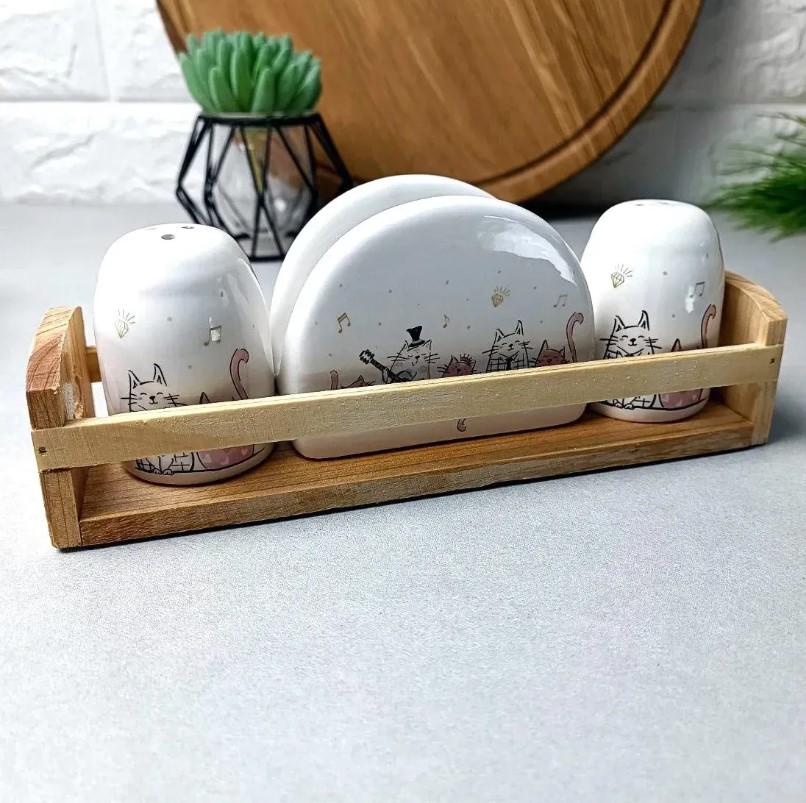 Набор для специй Interos Корона на подставке (ZF3529)