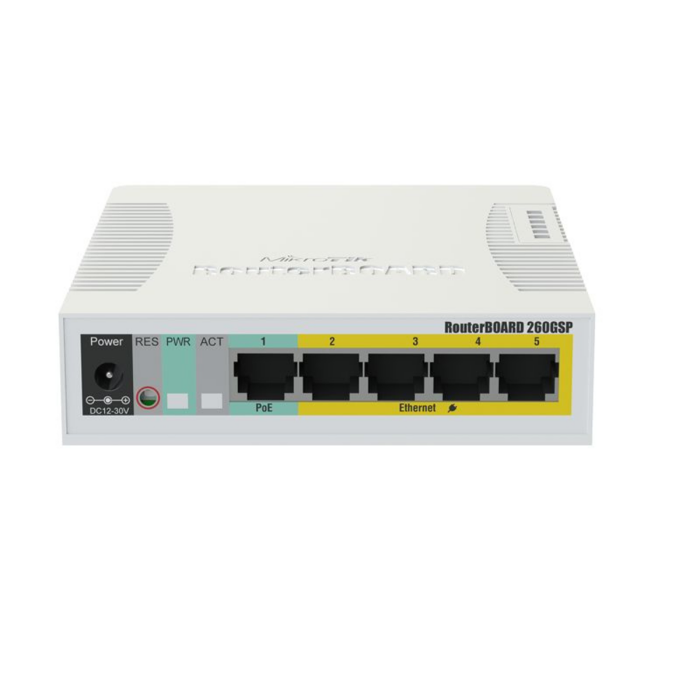 Комутатор MikroTik CSS106-1G-4P-1S (13379706)