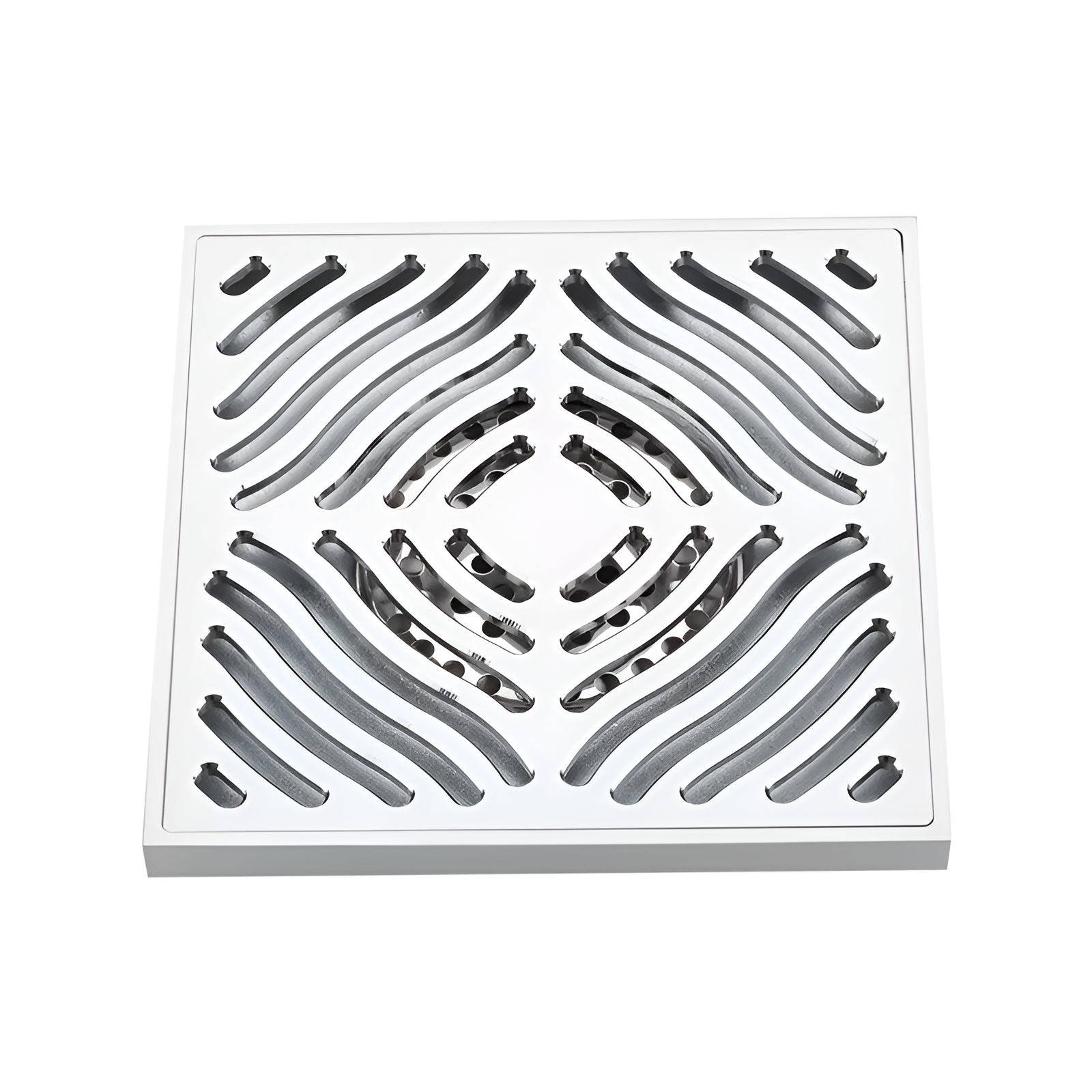 Трап для душа Gappo G81550 латунь 150х150 мм Хром (SQ-1037673)